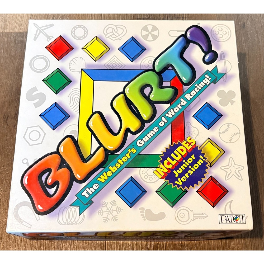 Blurt! The Webster's Game of Word Racing‎ Board Game (Patch, 2001)